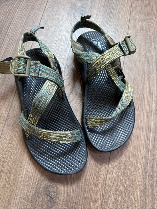 Chaco Other - Chaco Kids Z/1 Classic Sport Sandals Olive Green Striped Size US 3 Youth